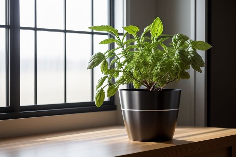 Indoor herb gardening